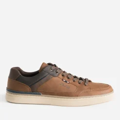 Tennis cognac et marron