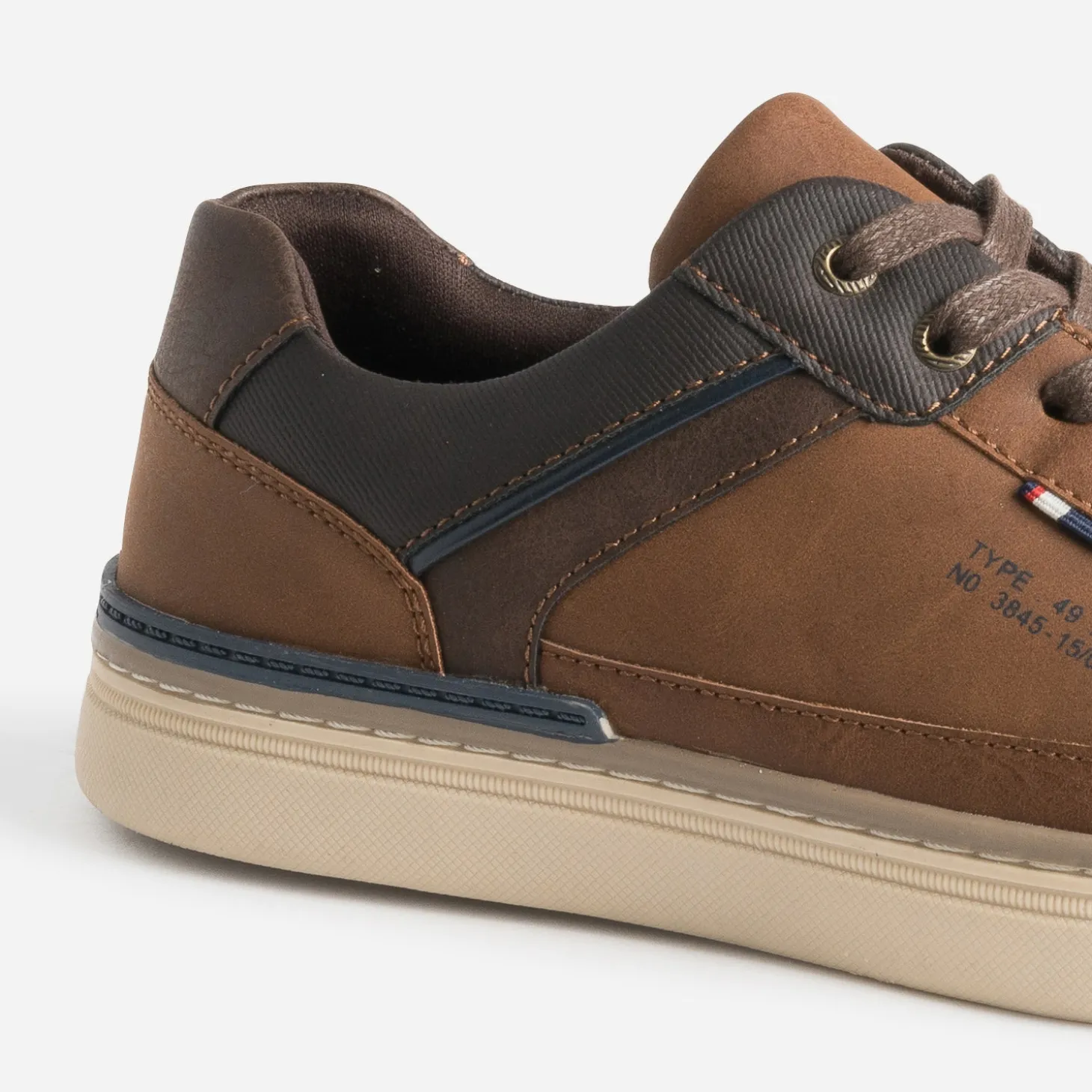 Tennis cognac et marron