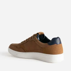 Tennis cognac suédé