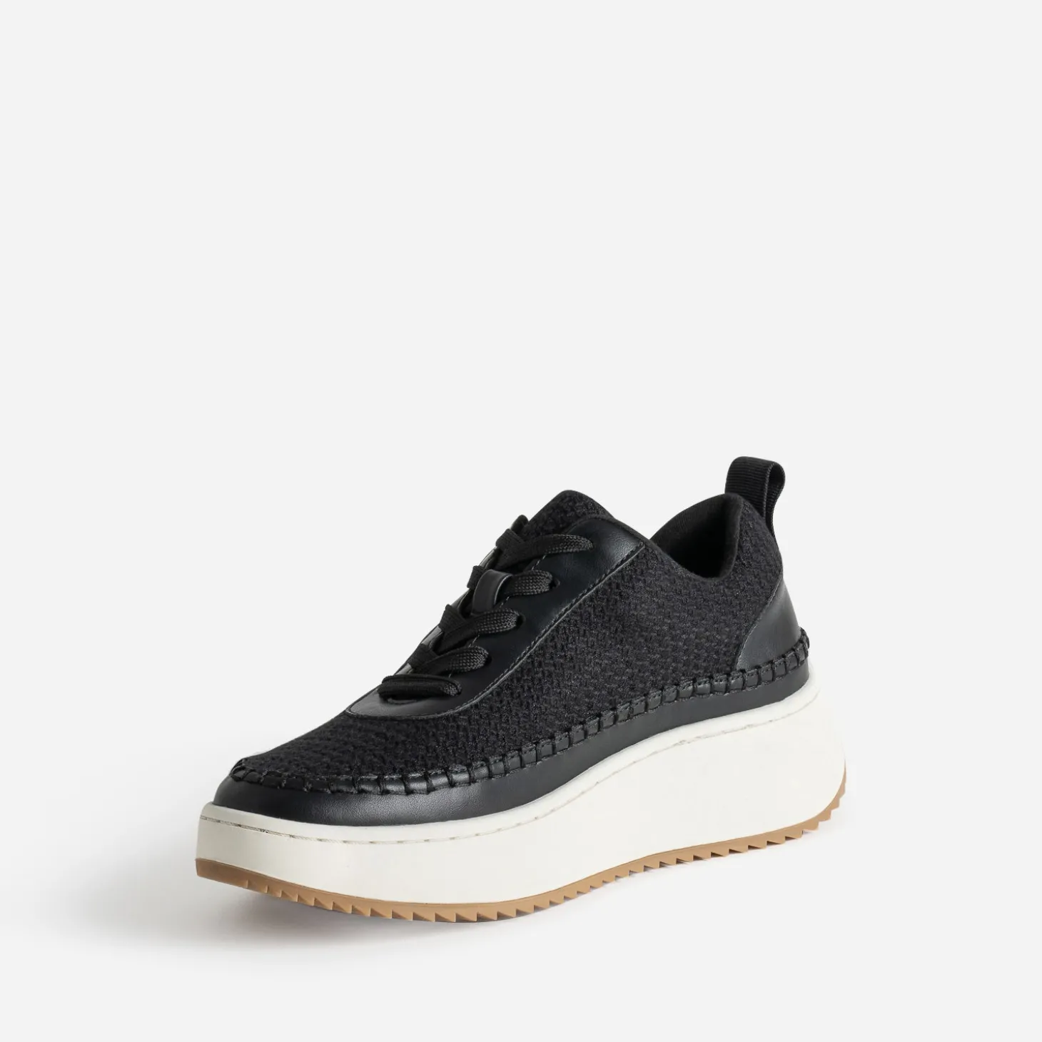 Tennis Dad shoes noir textile à relief