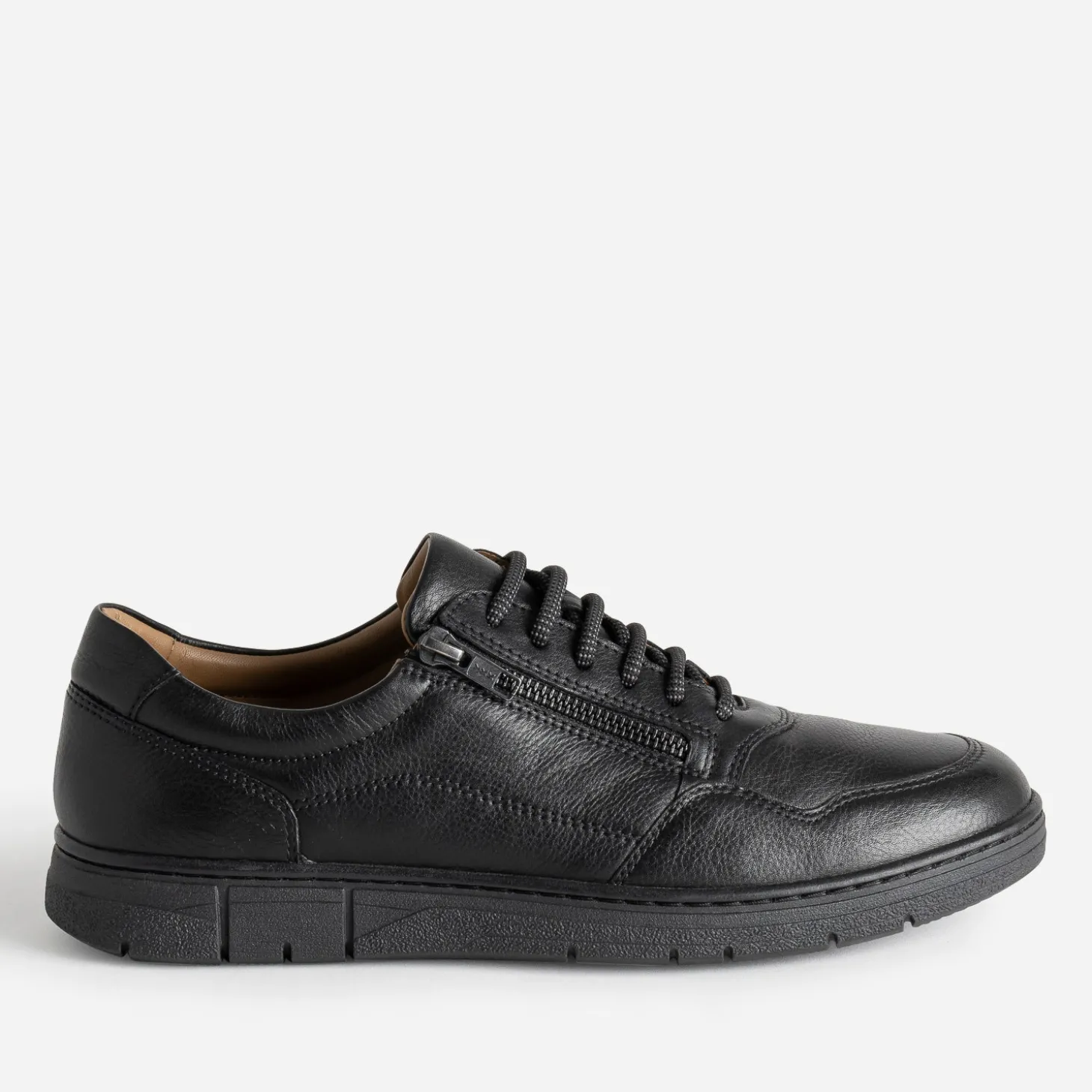 Tennis FRANCE ARNO noir en cuir