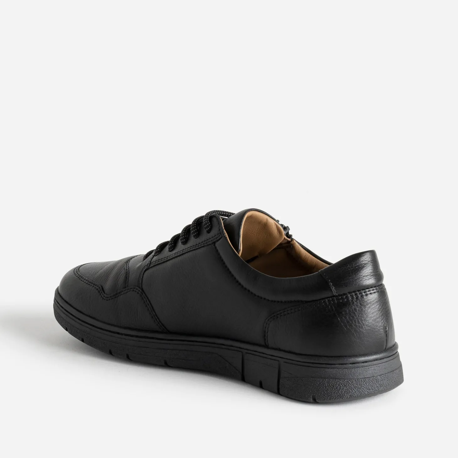 Tennis FRANCE ARNO noir en cuir