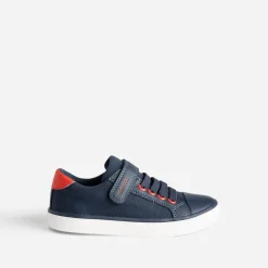Tennis GEOX marine détails rouges