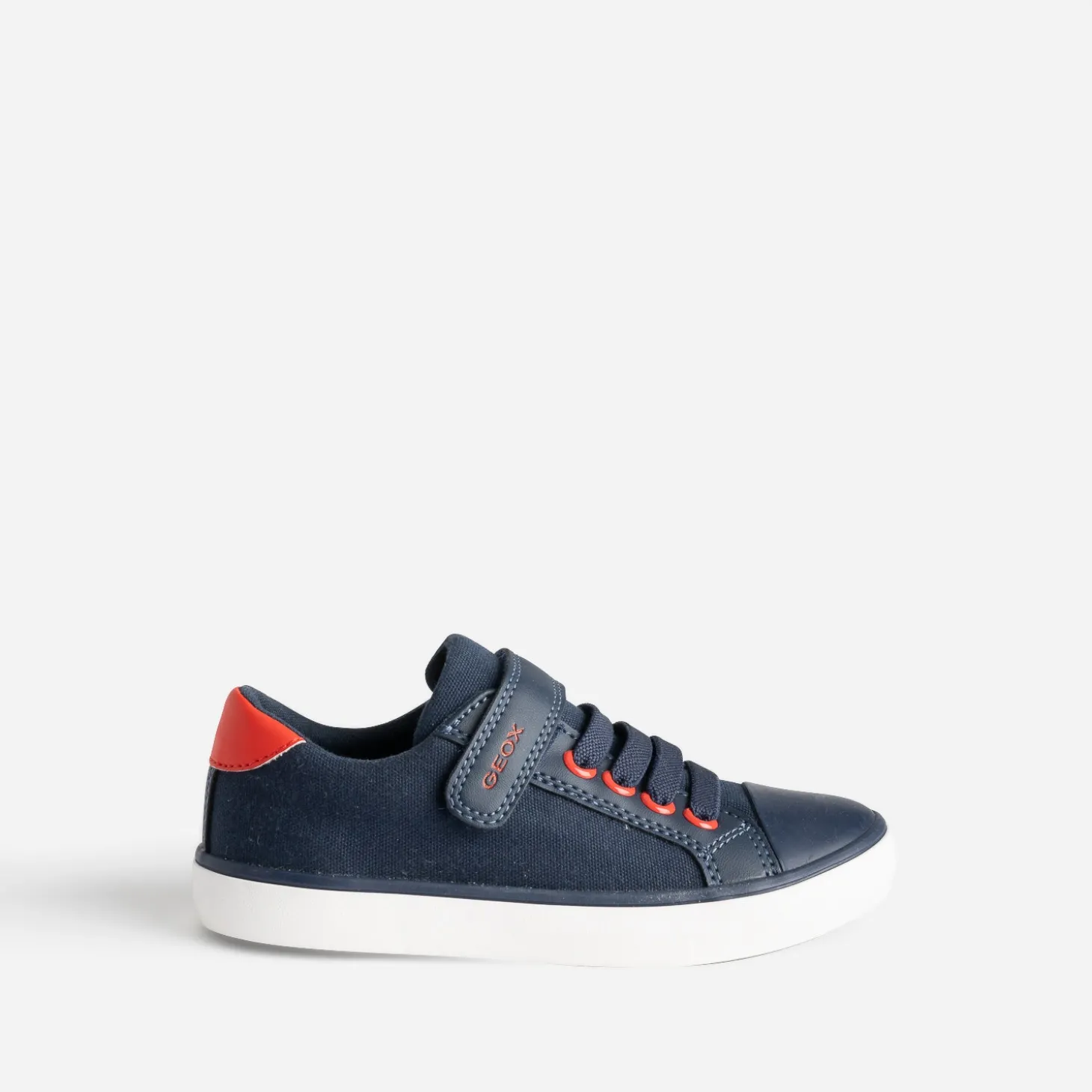 Tennis GEOX marine détails rouges