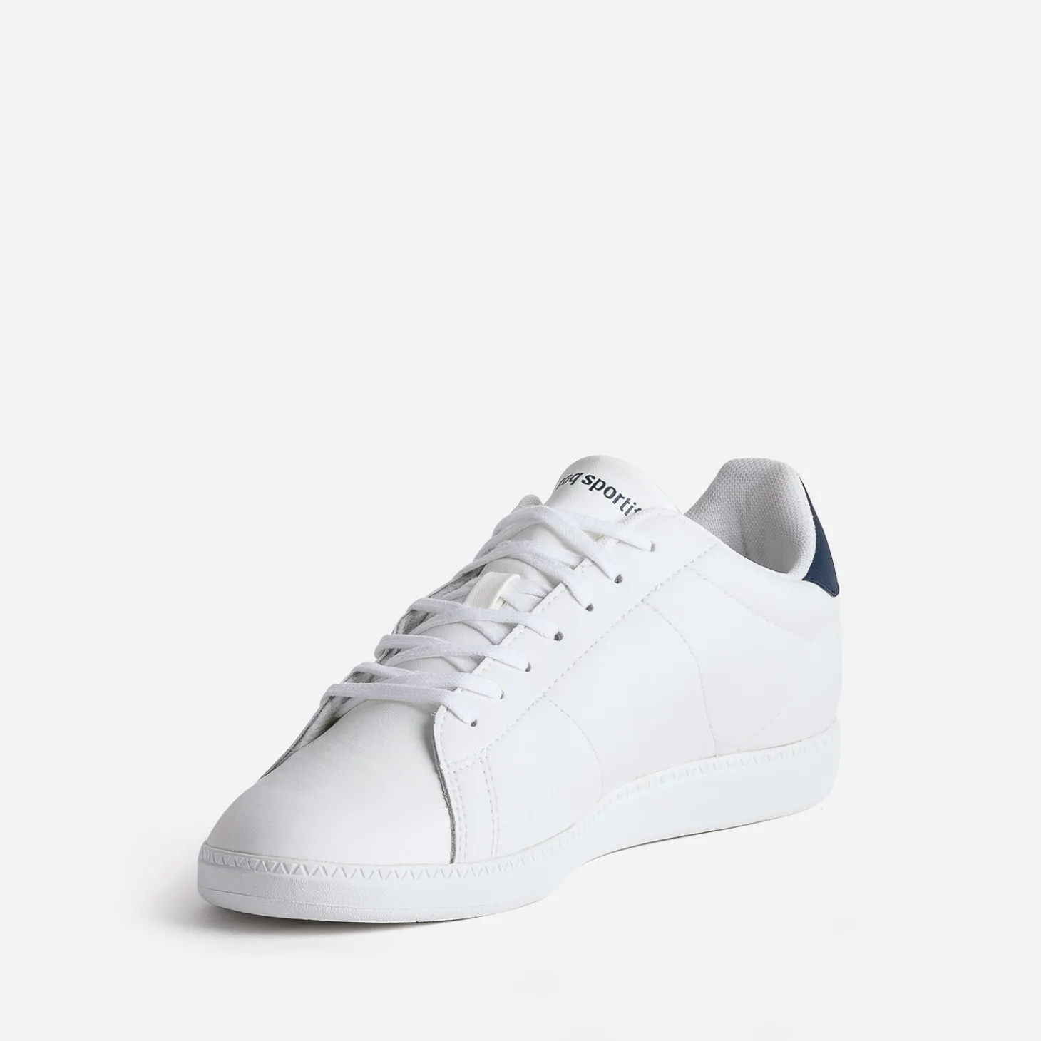 Tennis LE COQ SPORTIF blanche logo tricolore brodé