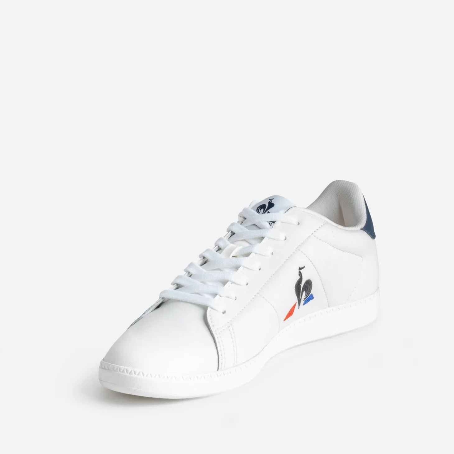 Tennis LE COQ SPORTIF blanche cuir logo tricolore