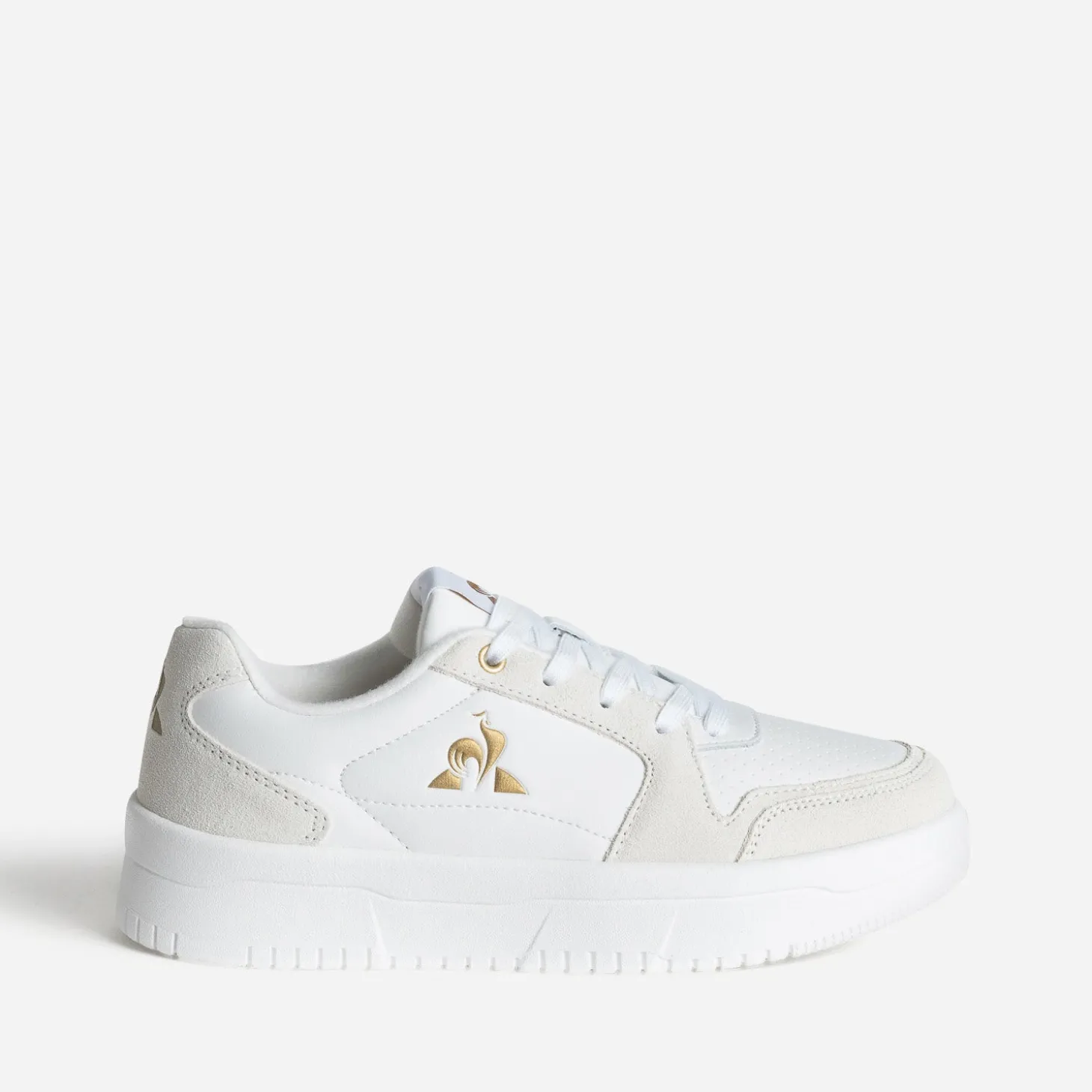 Tennis LE COQ SPORTIF écrue et crème en cuir