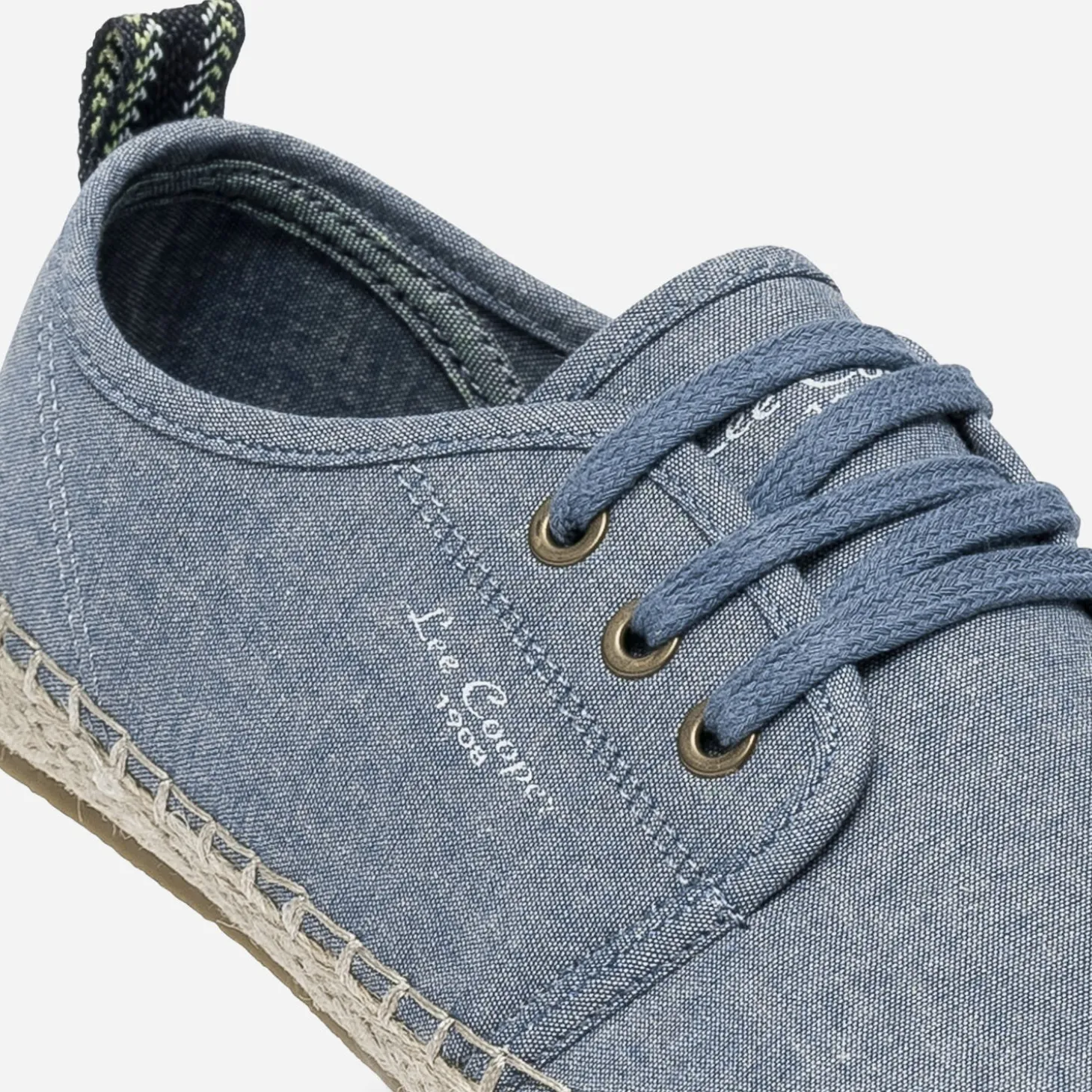 Tennis LEE COOPER bleu chambray en toile