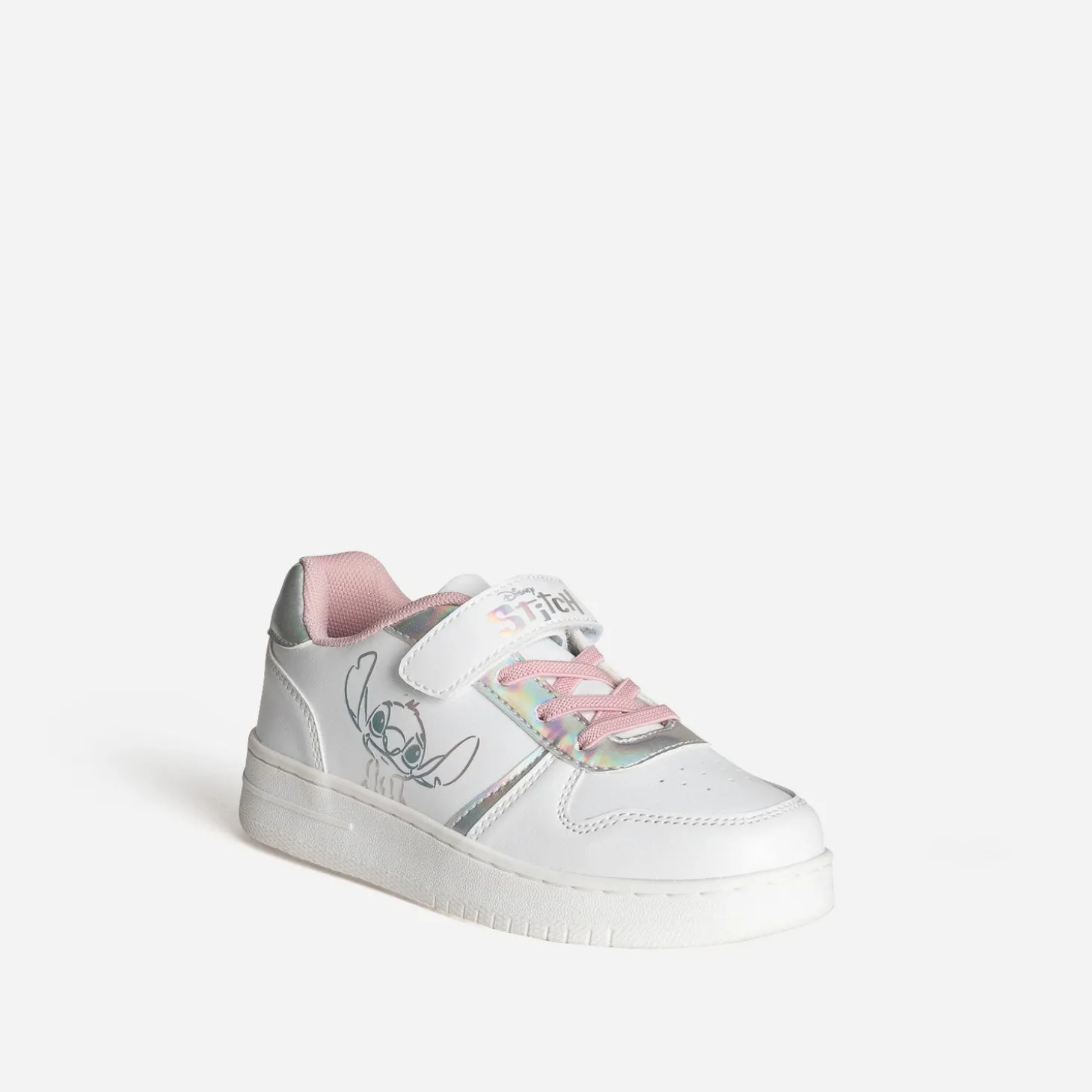 Tennis LILO & STITCH blanche et iridescente