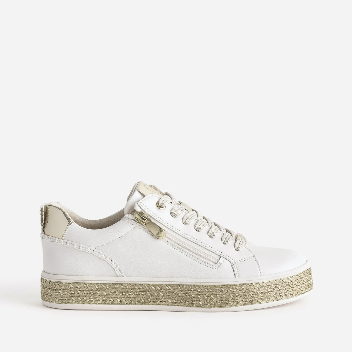 Tennis MARCO TOZZI beige semelle corde