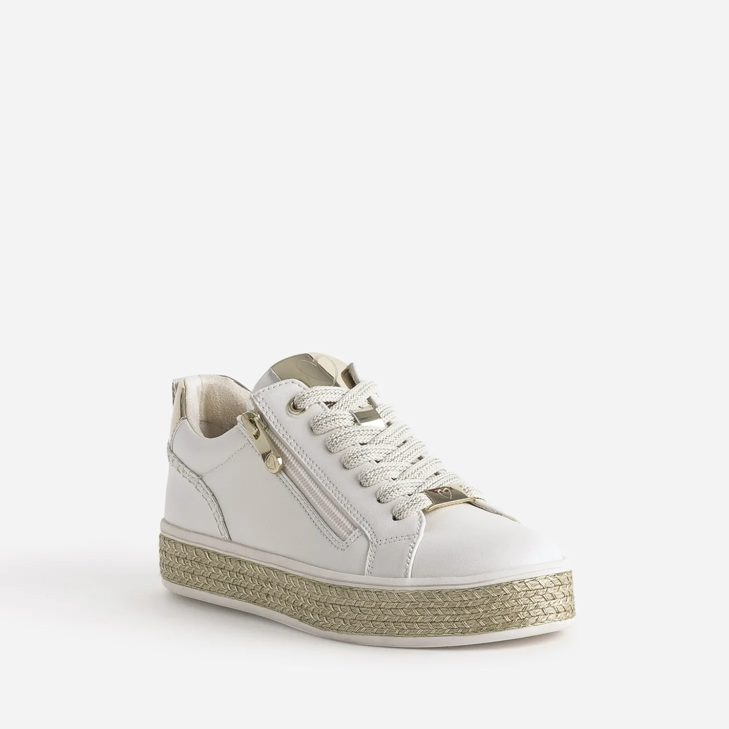 Tennis MARCO TOZZI beige semelle corde