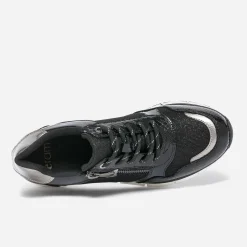 Tennis noire et bronze bi matière