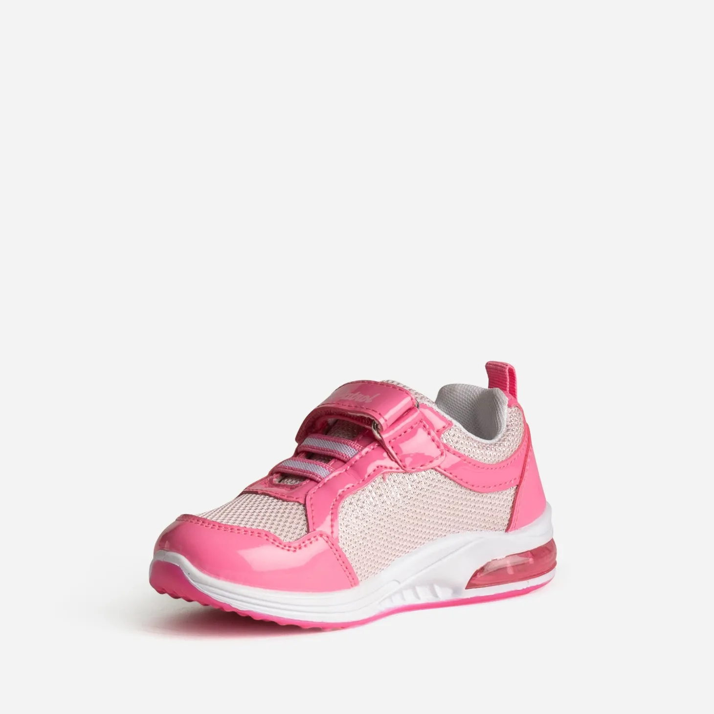 Tennis PAT PATROUILLE rose verni semelle lumineuse