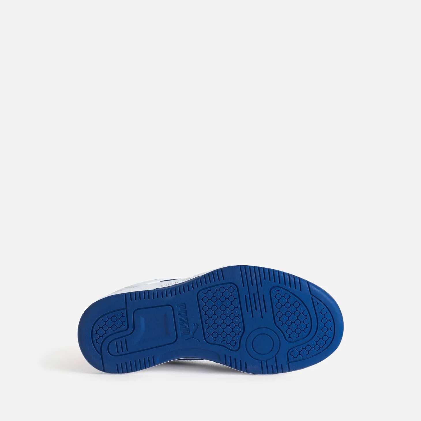 Tennis PUMA blanche, bleue, orange