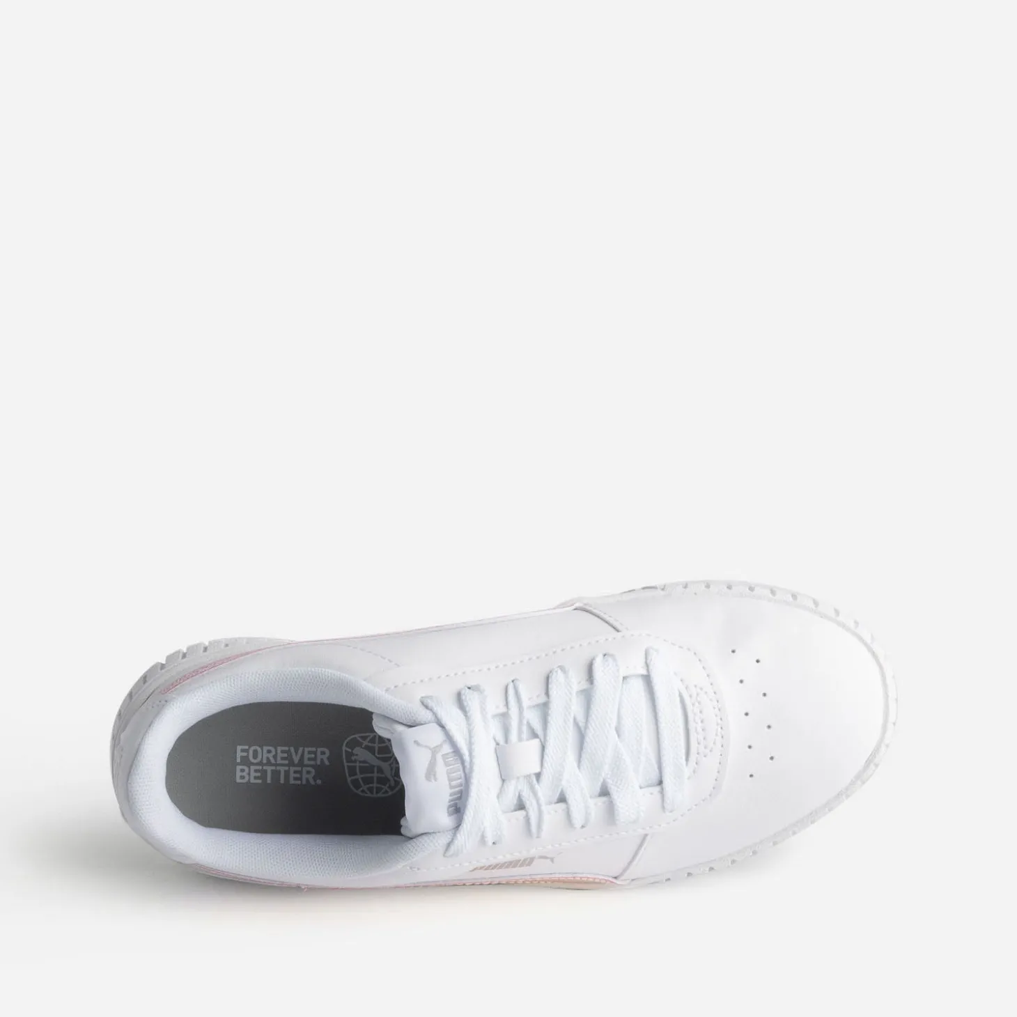 Tennis PUMA blanche et iridescente à plateforme