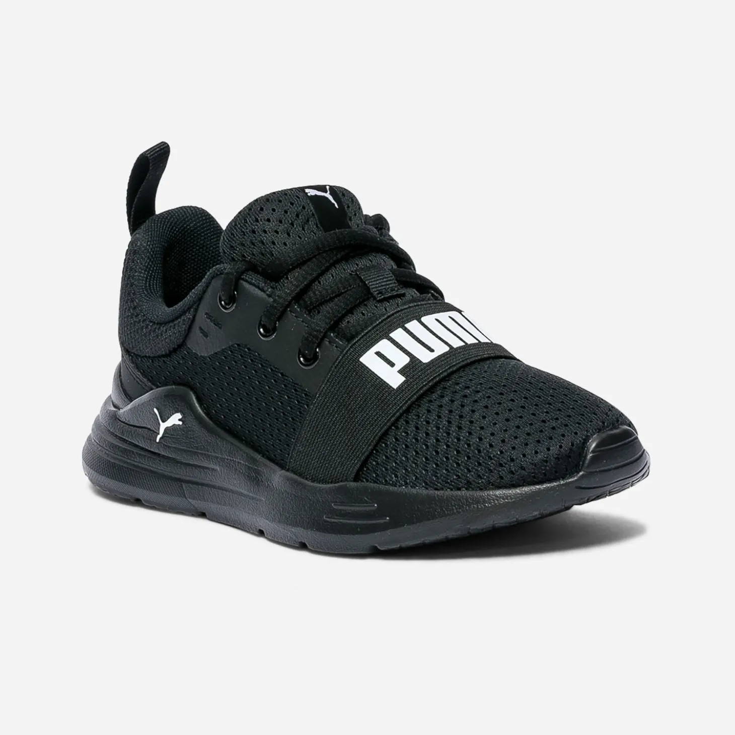 Tennis PUMA noire en mesh