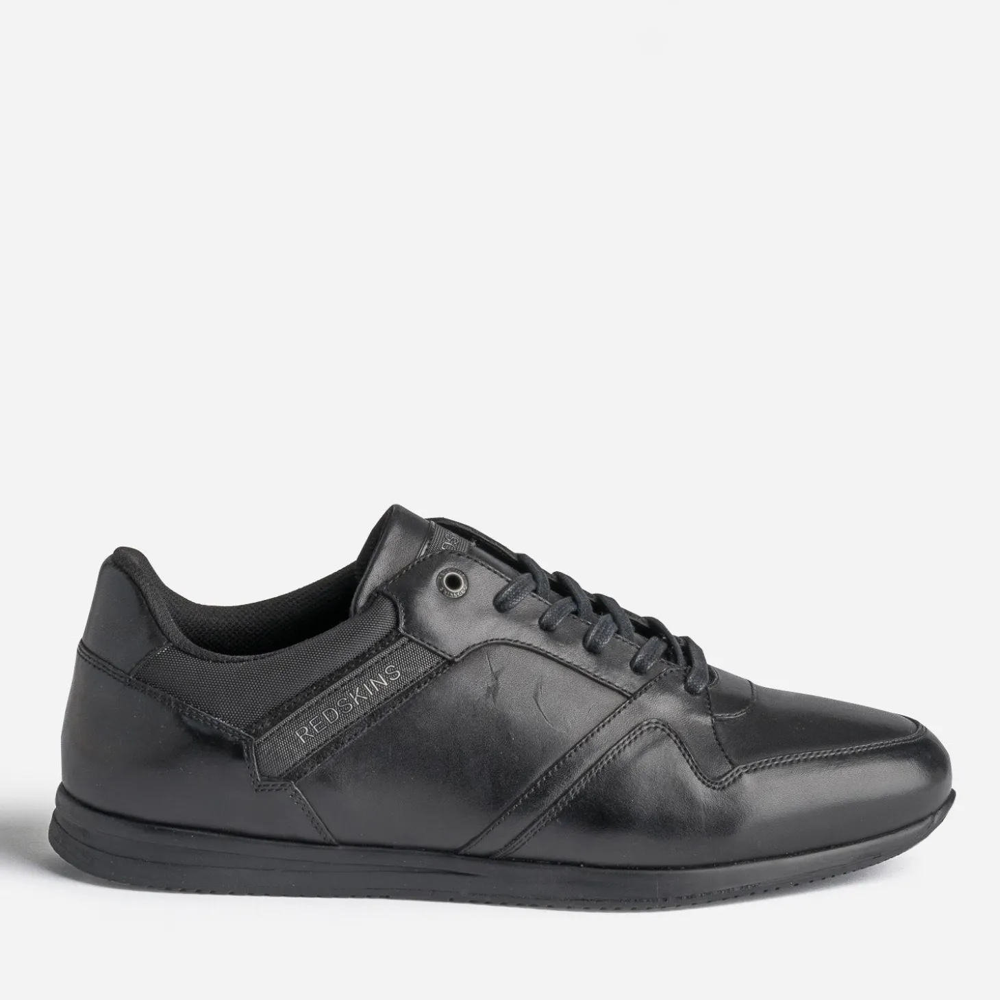 Tennis REDSKINS noire en cuir
