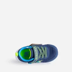 Tennis SKECHERS en tissu mesh bleu marine