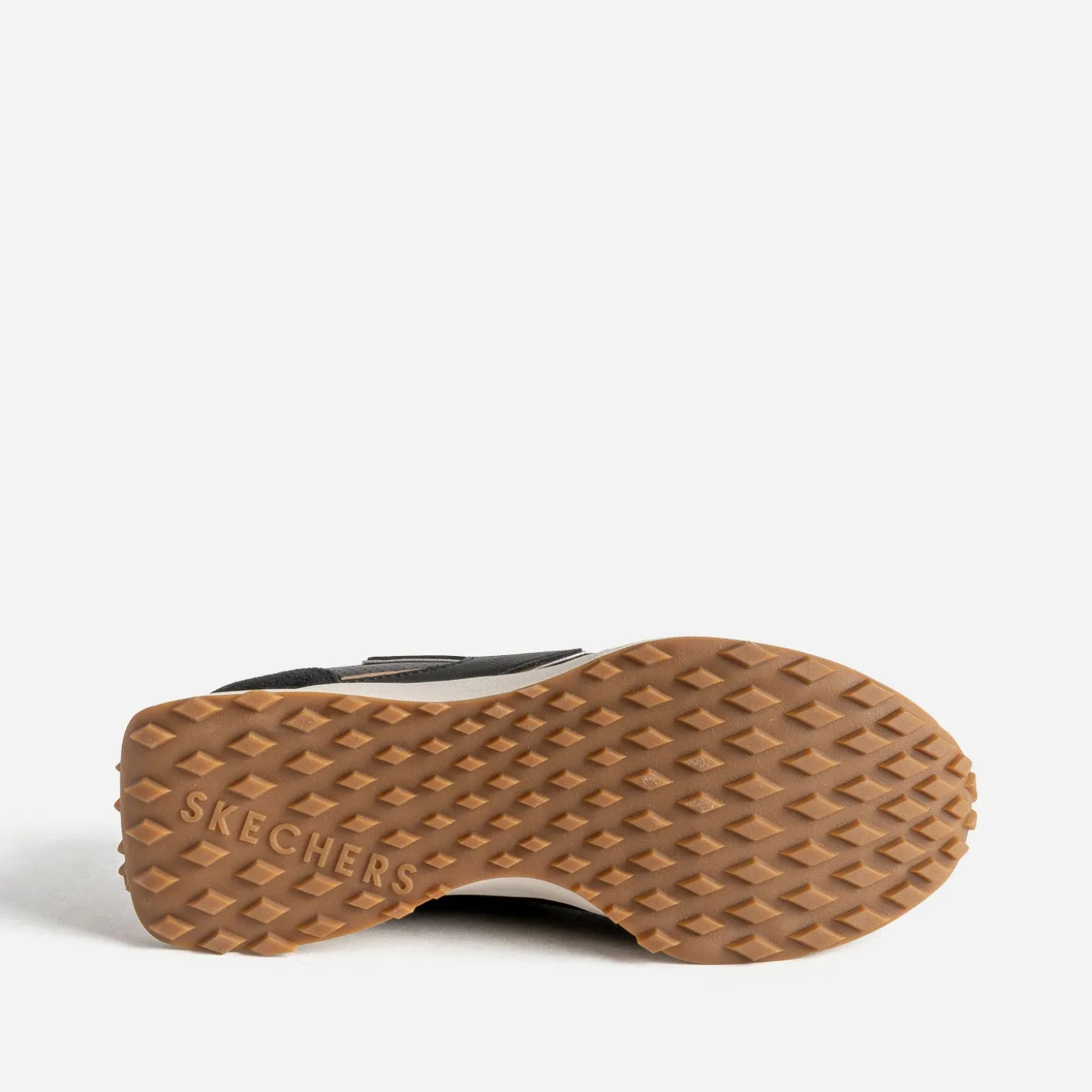 Tennis SKECHERS noire bi-matière