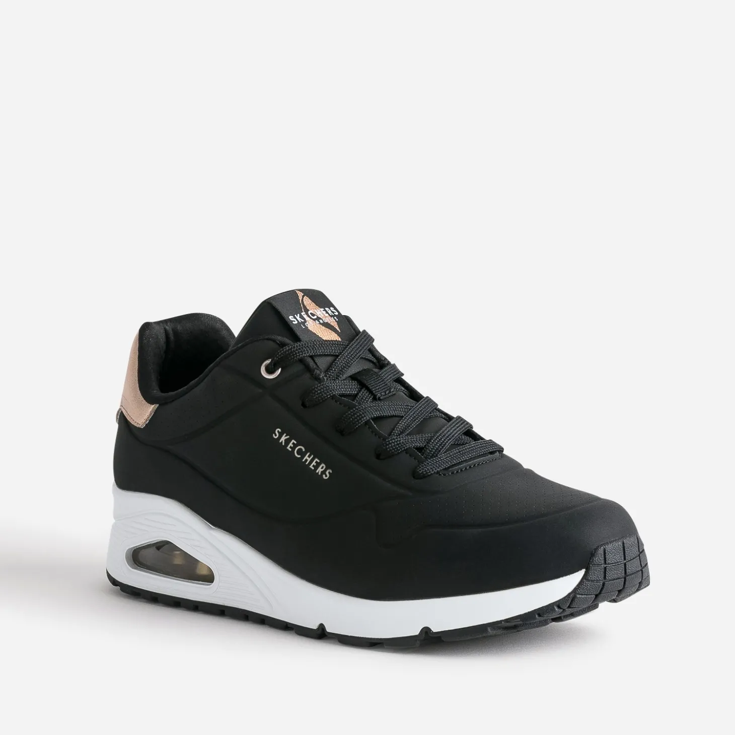 Tennis SKECHERS noire et cuivrée