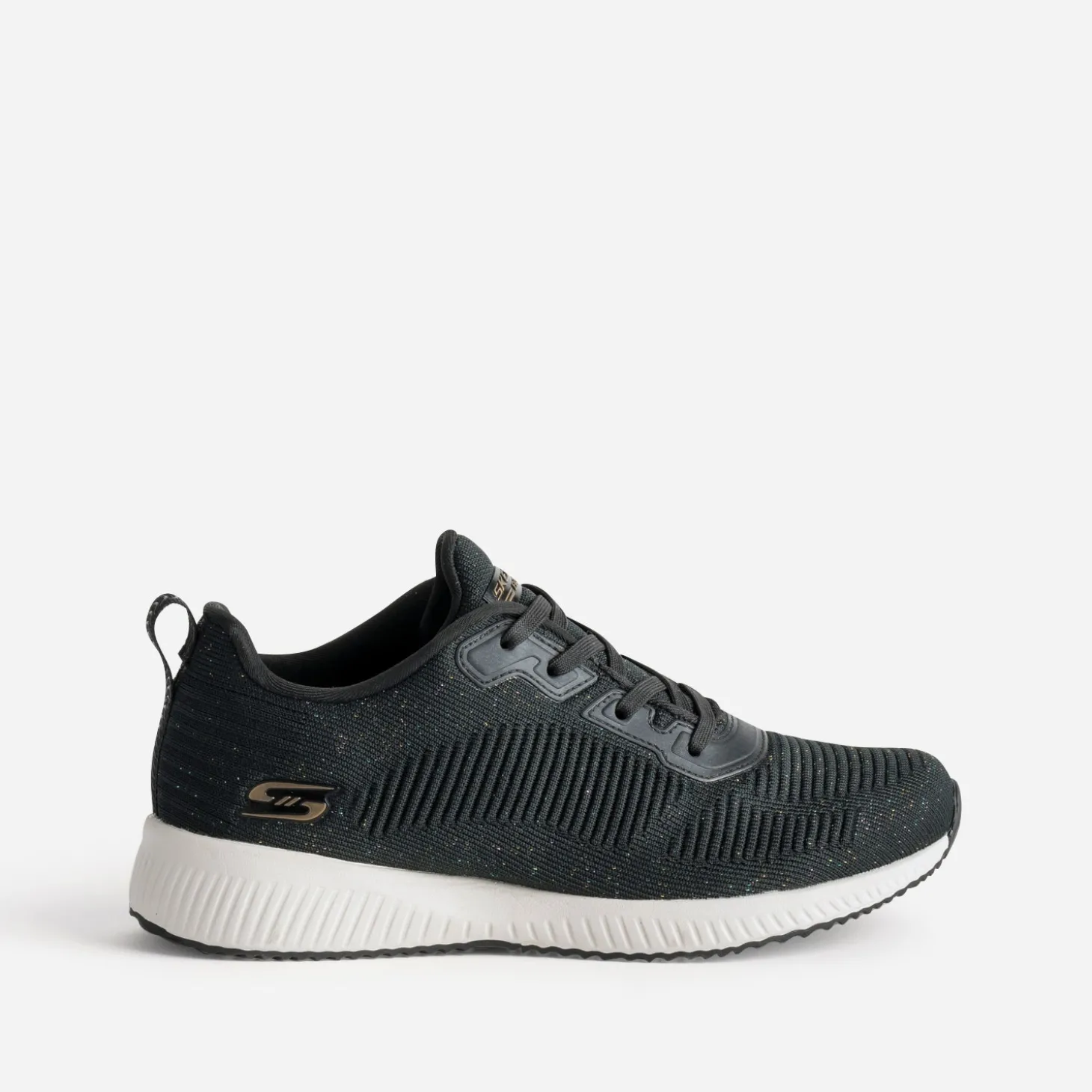 Tennis SKECHERS noire mesh pailleté