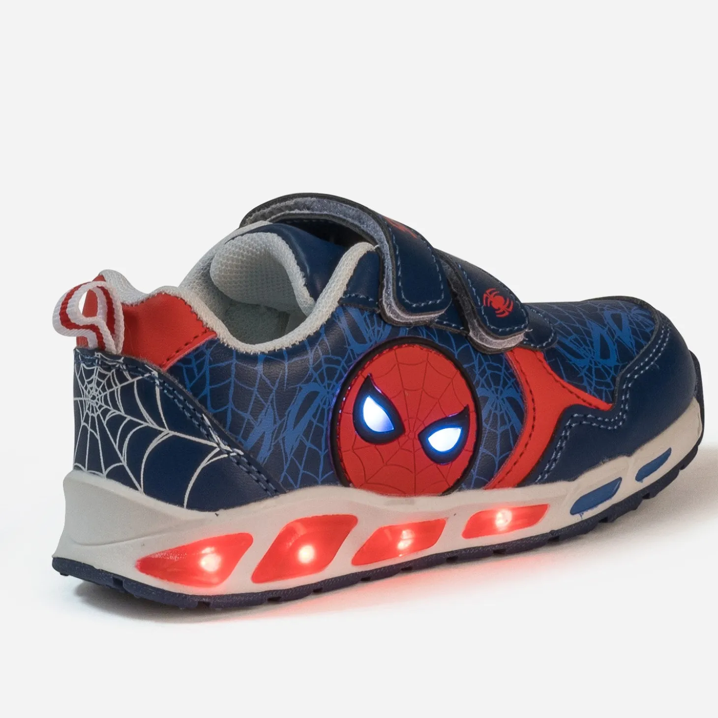 Tennis SPIDERMAN bleue et rouge lumineuse
