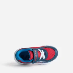 Tennis SPIDER-MAN marine, bleu et rouge à semelle lumineuse