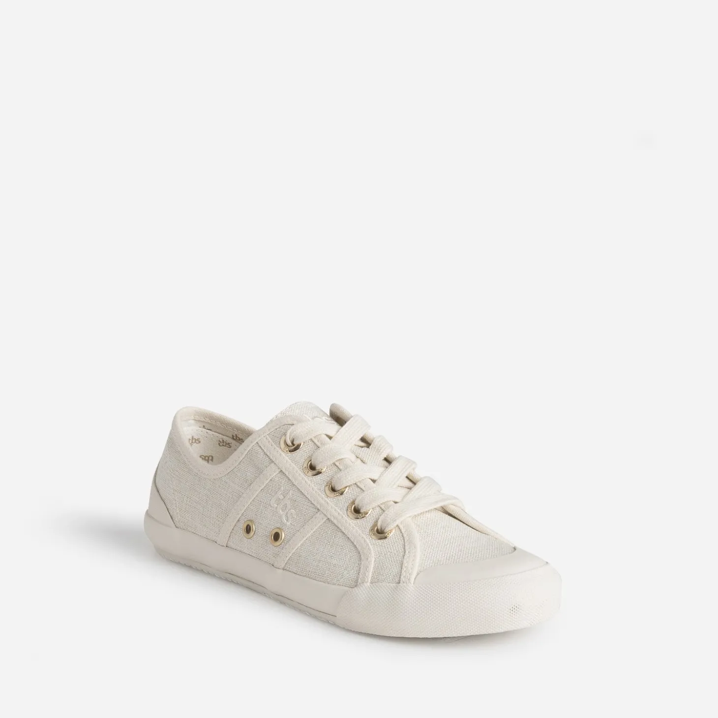 Tennis TBS beige chiné en toile