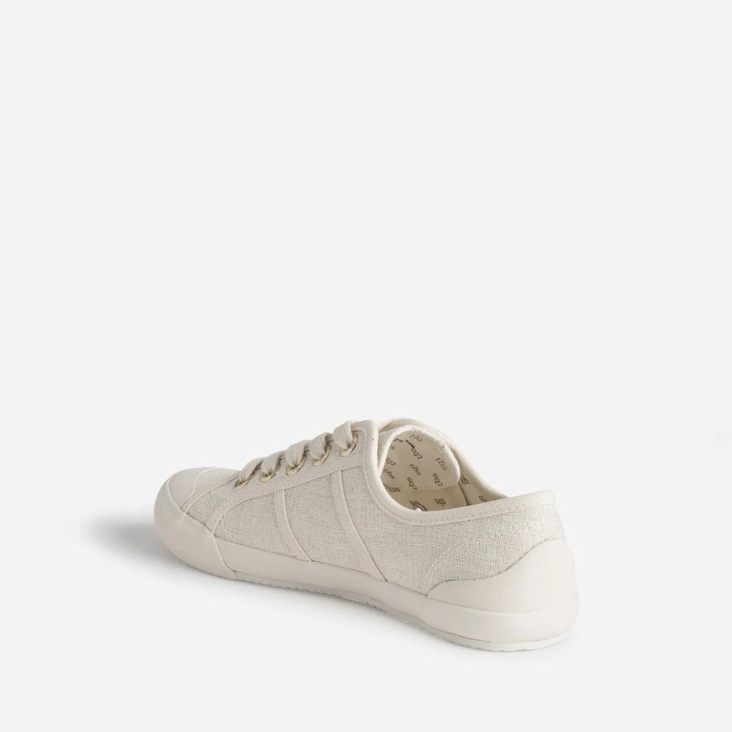 Tennis TBS beige chiné en toile