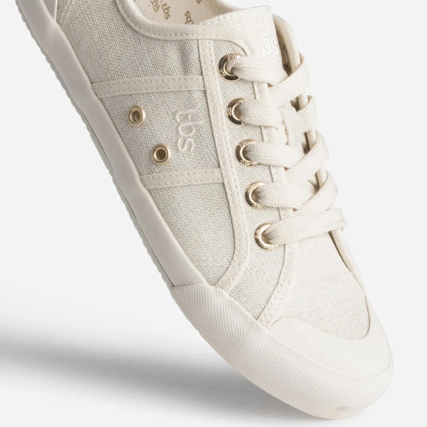 Tennis TBS beige chiné en toile