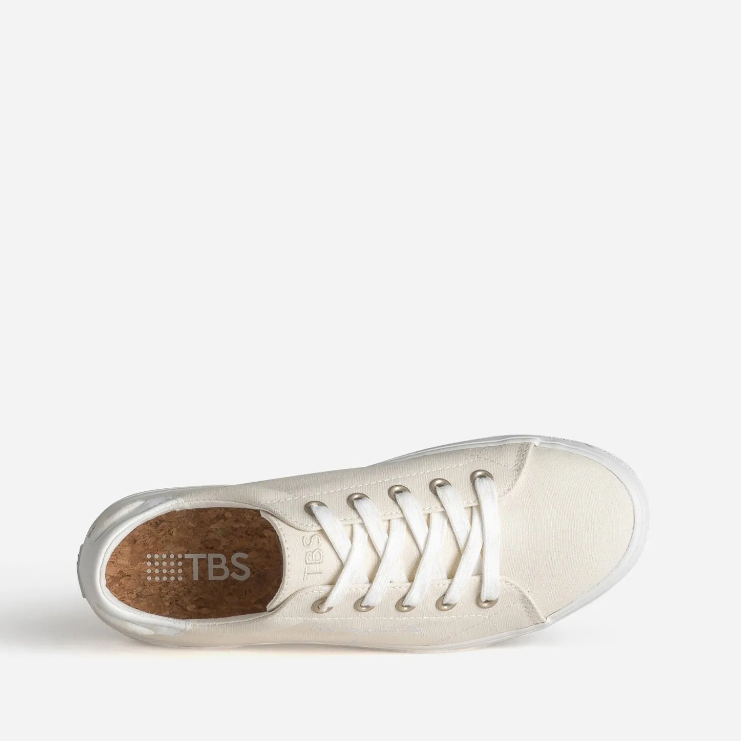 Tennis TBS beige clair toile