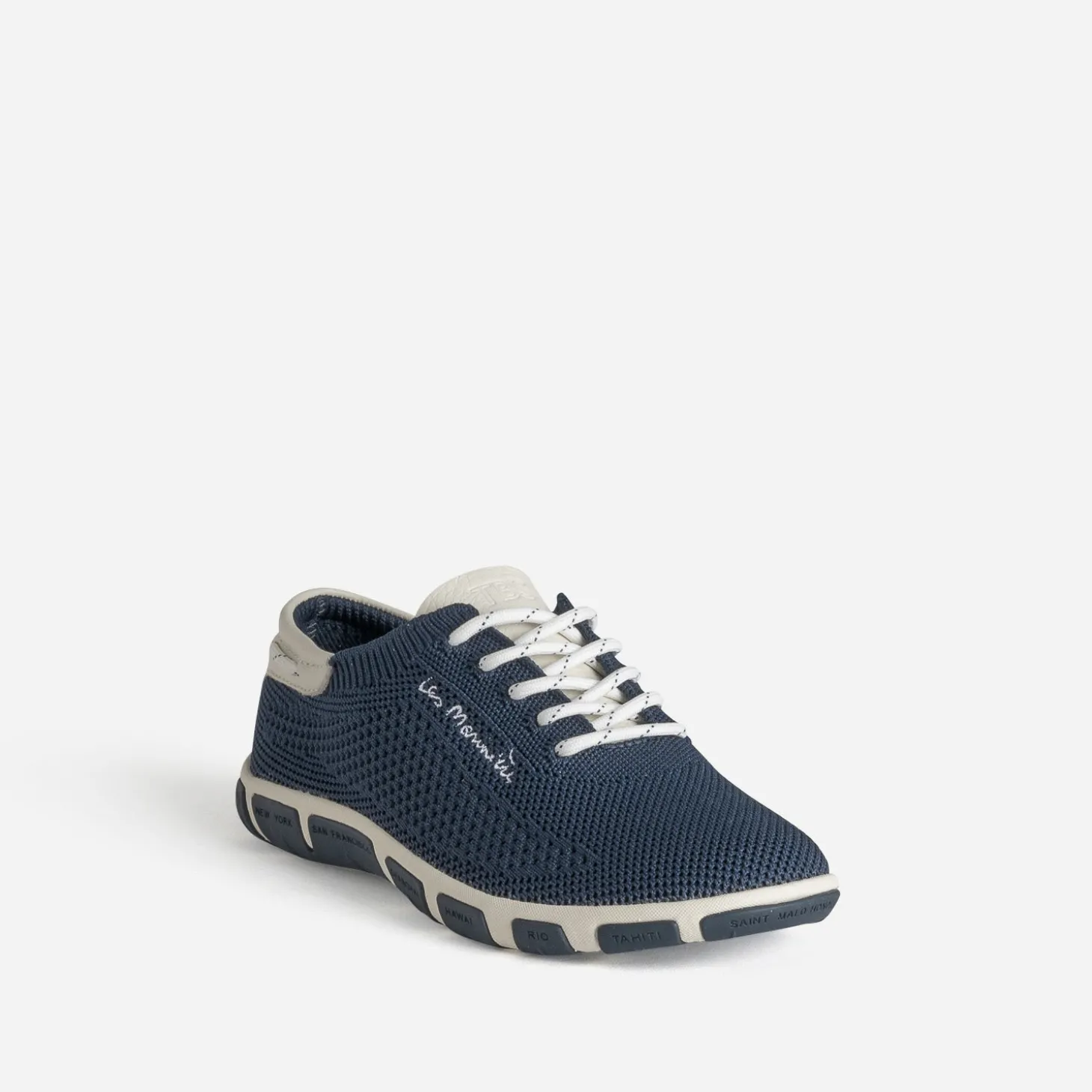 Tennis TBS bleu marine en mesh