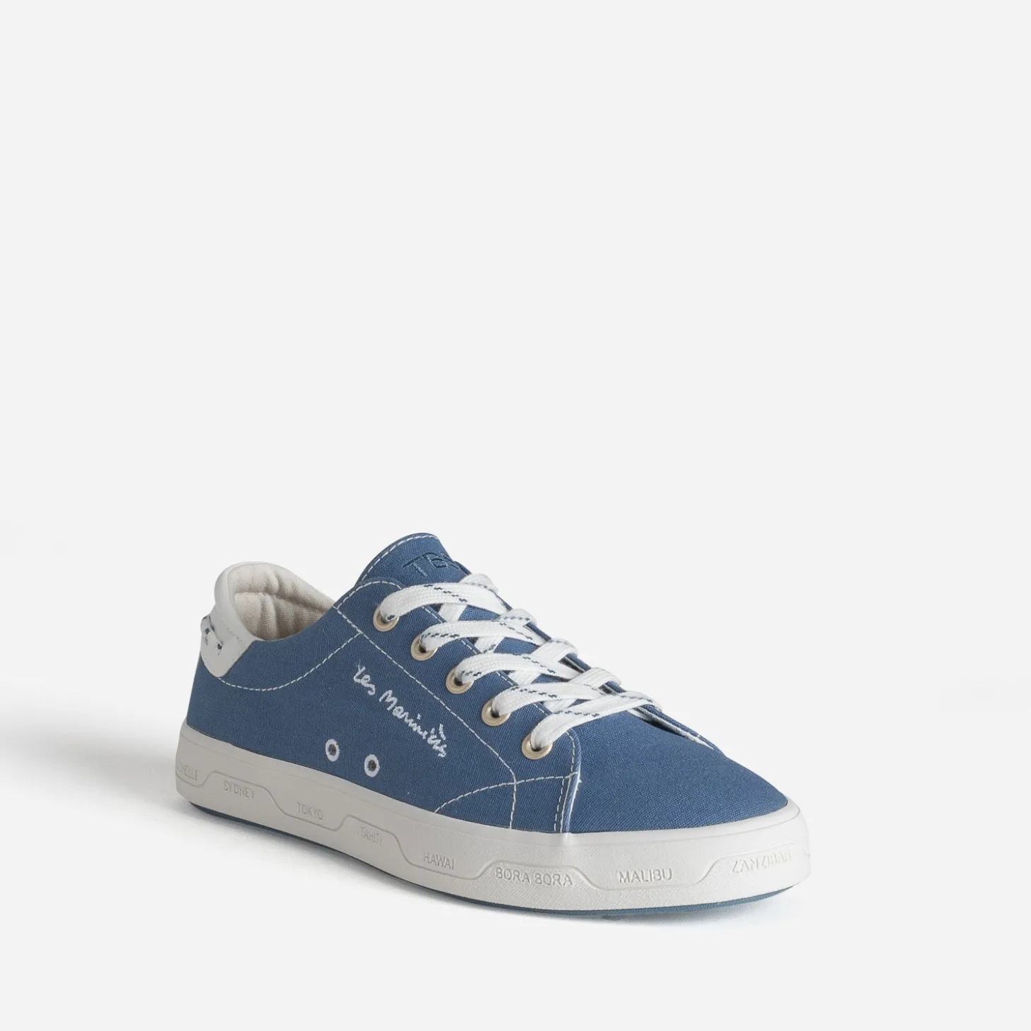 Tennis TBS bleue toile