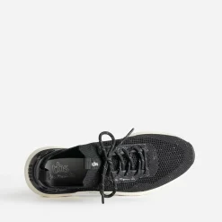 Tennis TBS noire en mesh tricoté