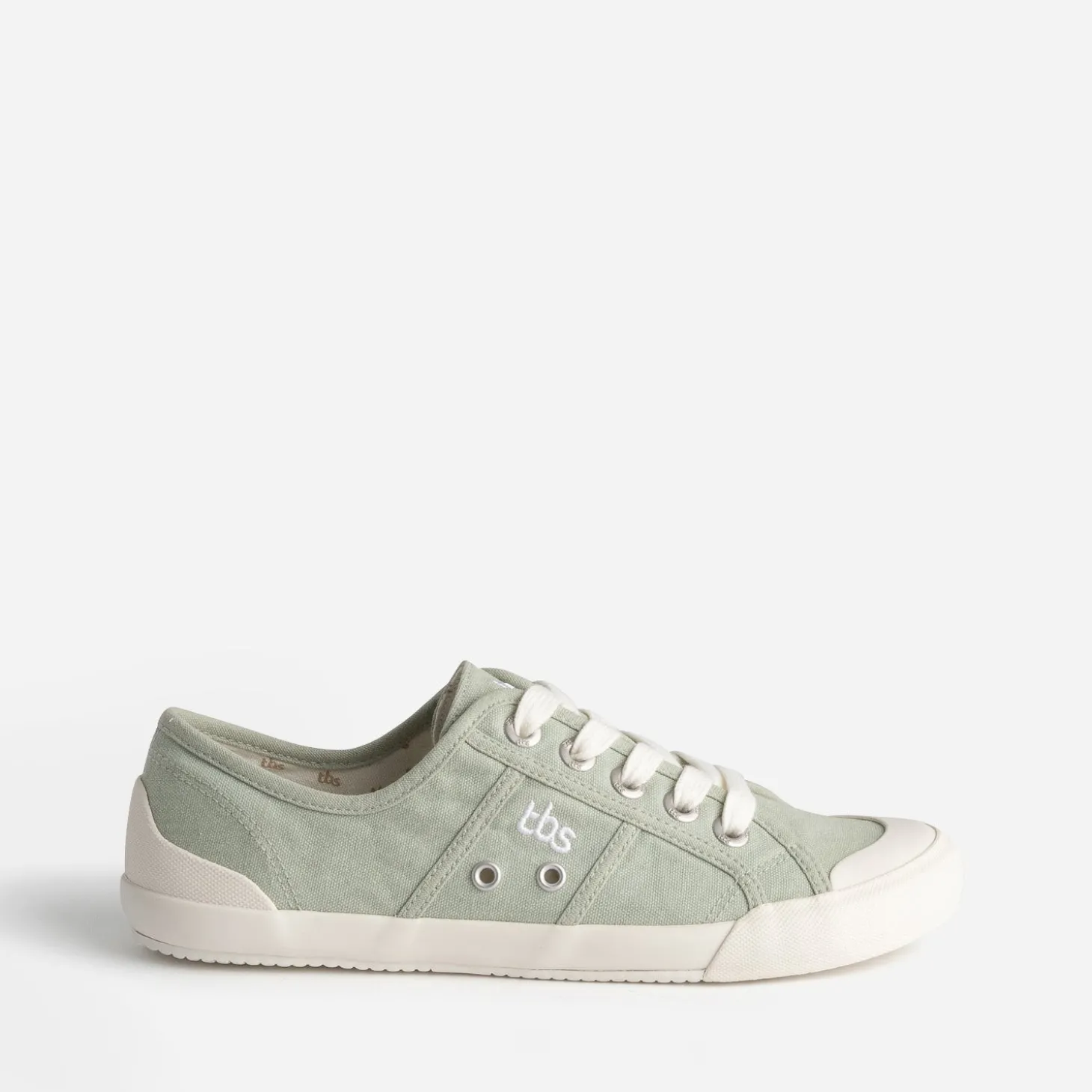 Tennis TBS vert sauge en toile