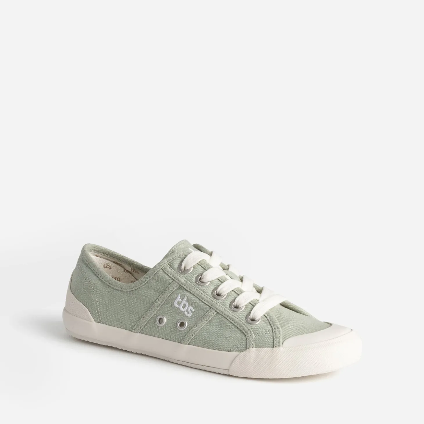 Tennis TBS vert sauge en toile