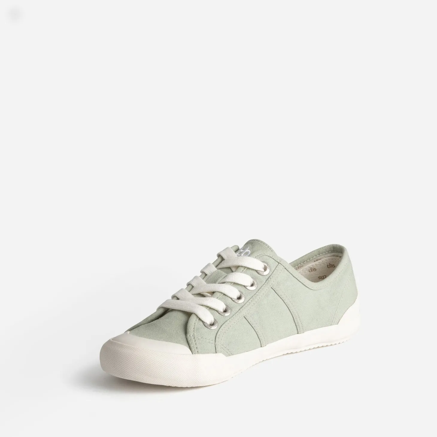 Tennis TBS vert sauge en toile
