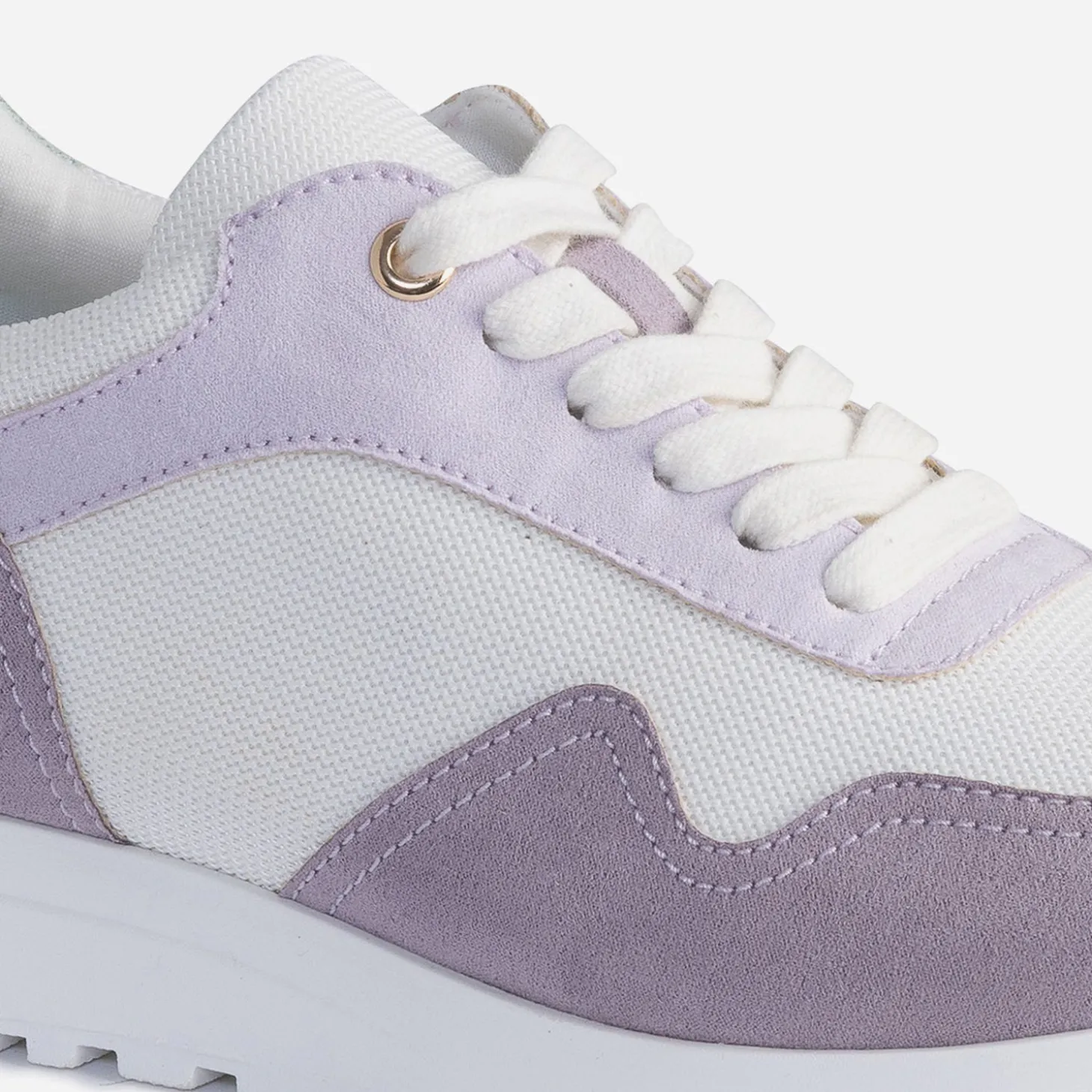 Tennis TEXTO parme, blanche, verte