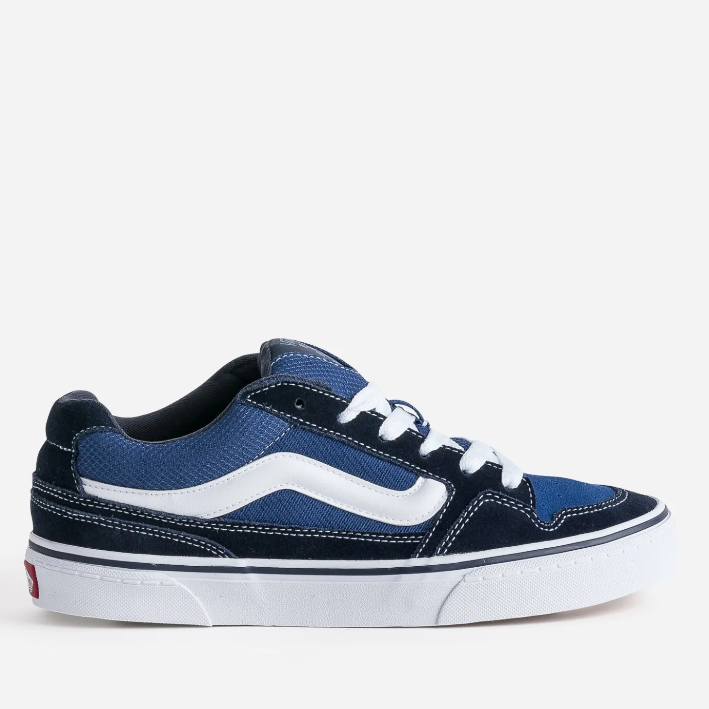Tennis VANS bleue cuir velours et mesh