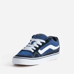 Tennis VANS bleue cuir velours et mesh