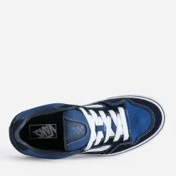 Tennis VANS bleue cuir velours et mesh