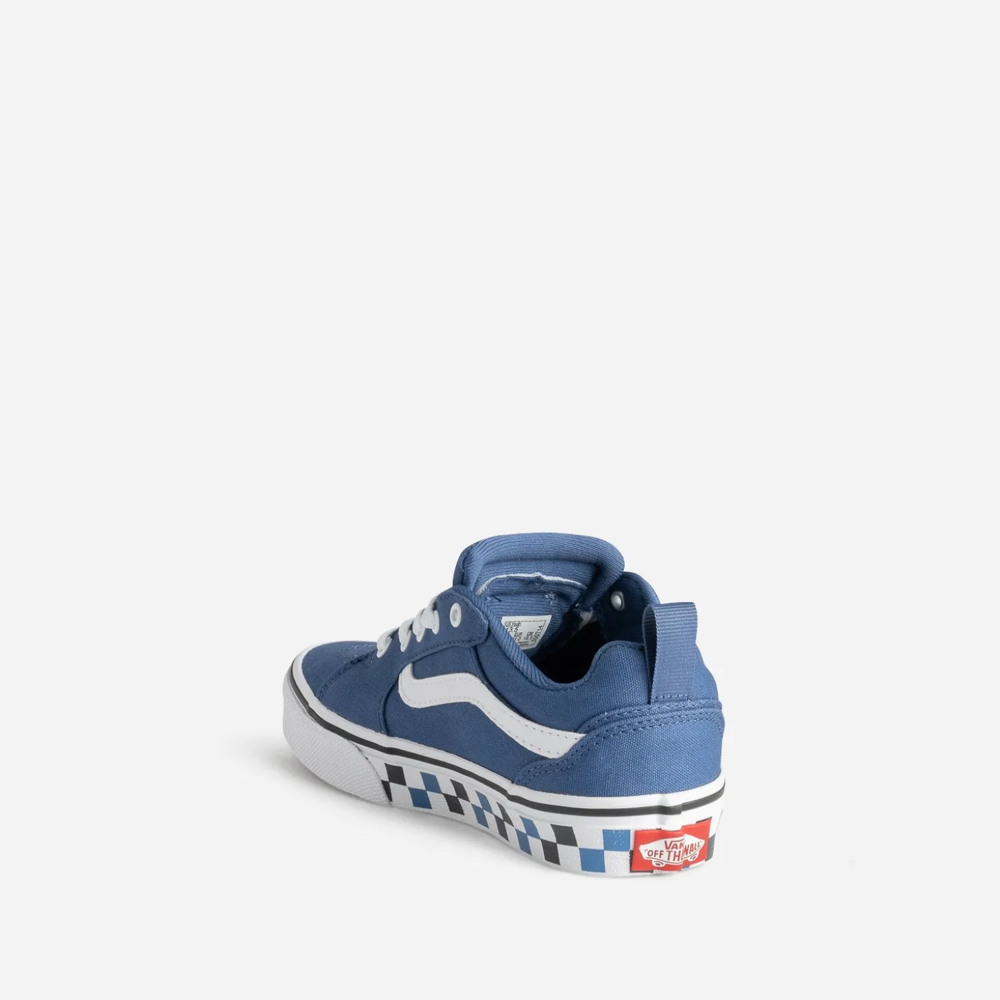 Tennis VANS bleue semelle damier