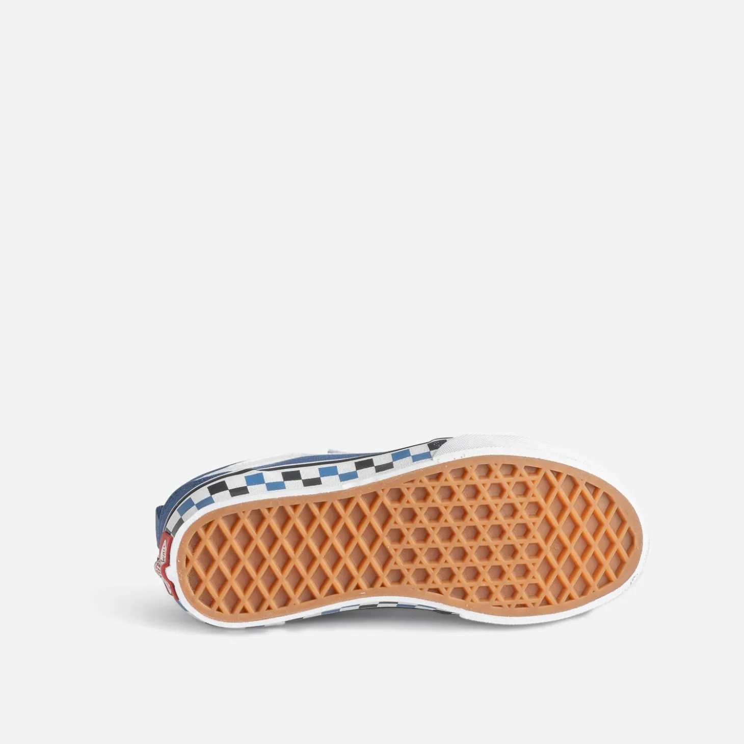 Tennis VANS bleue semelle damier