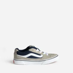 Tennis VANS cuir velours grise et marine