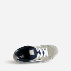 Tennis VANS cuir velours grise et marine