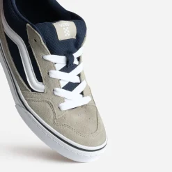 Tennis VANS cuir velours grise et marine