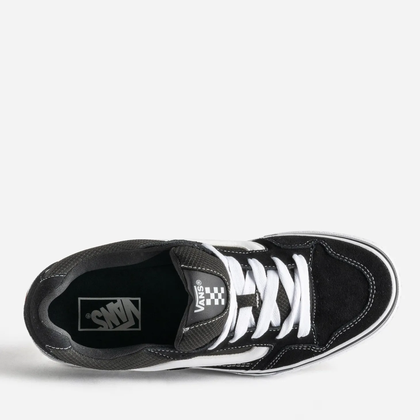 Tennis VANS noire cuir velours et mesh