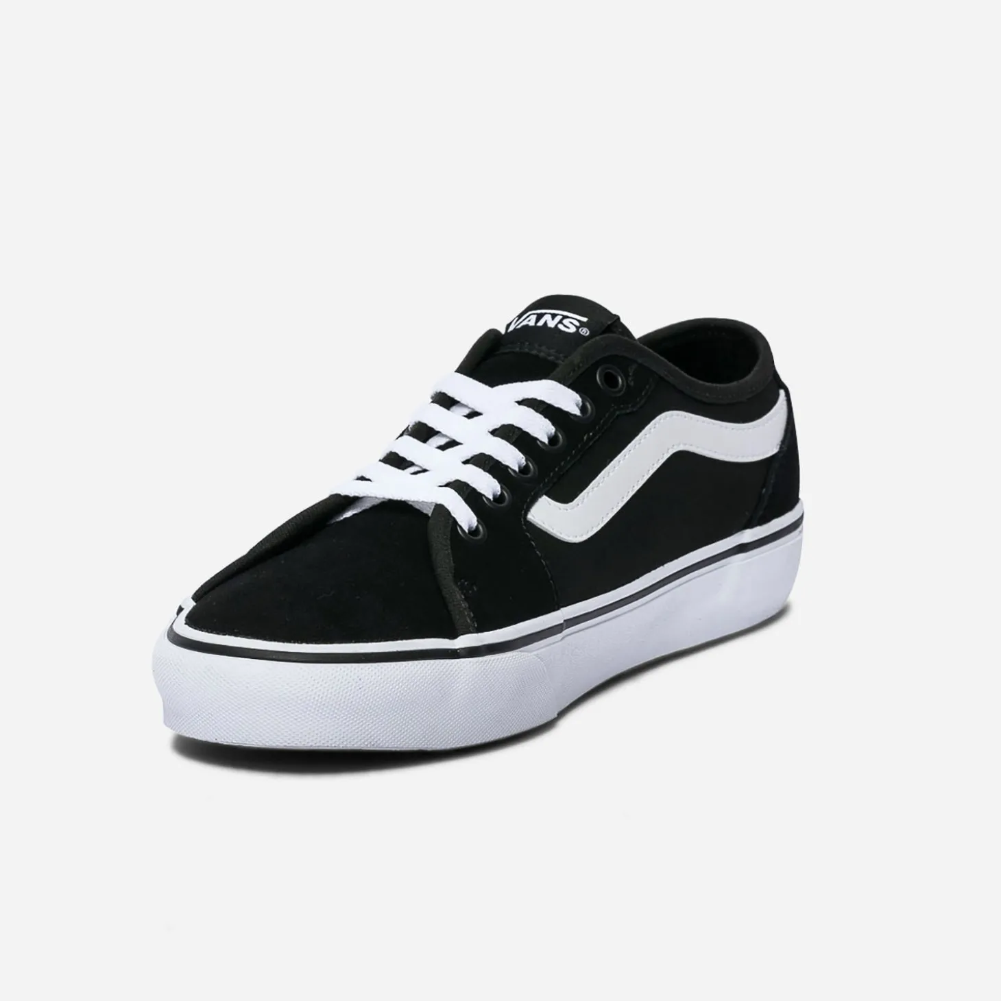 Tennis VANS noire en cuir velours et toile