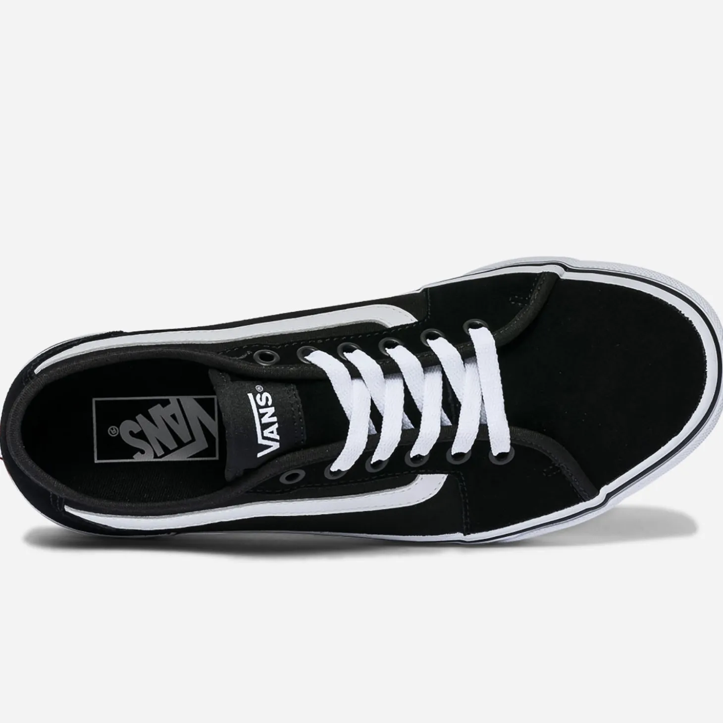 Tennis VANS noire en cuir velours et toile