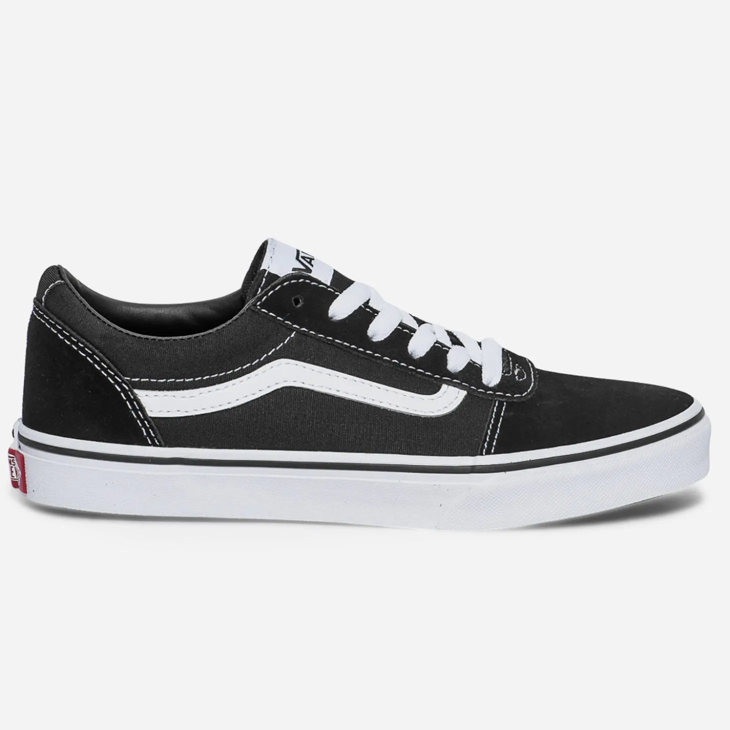 Tennis VANS noire en cuir velours